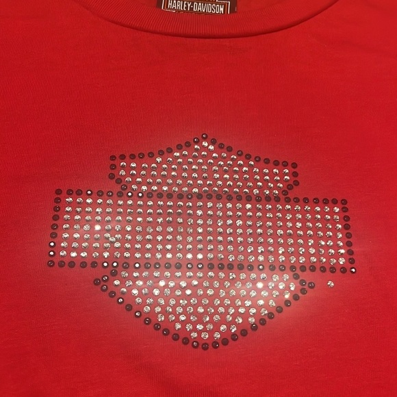 Harley-Davidson women’s motor cycles short sleeve shirt size xlarge . - Picture 2 of 8